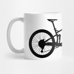 Marin Rift Zone Trail Mountain Bike Silhouette Mug